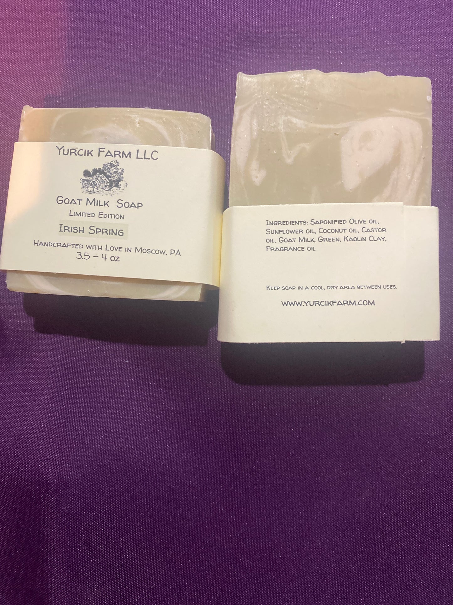 Irish spring type Goat Milk Soap
