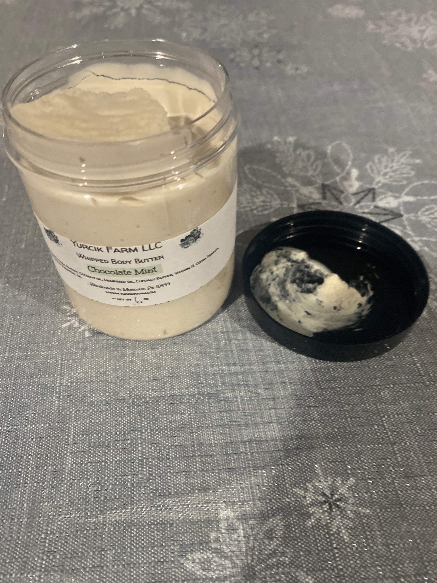 6 oz chocolate mint body butter