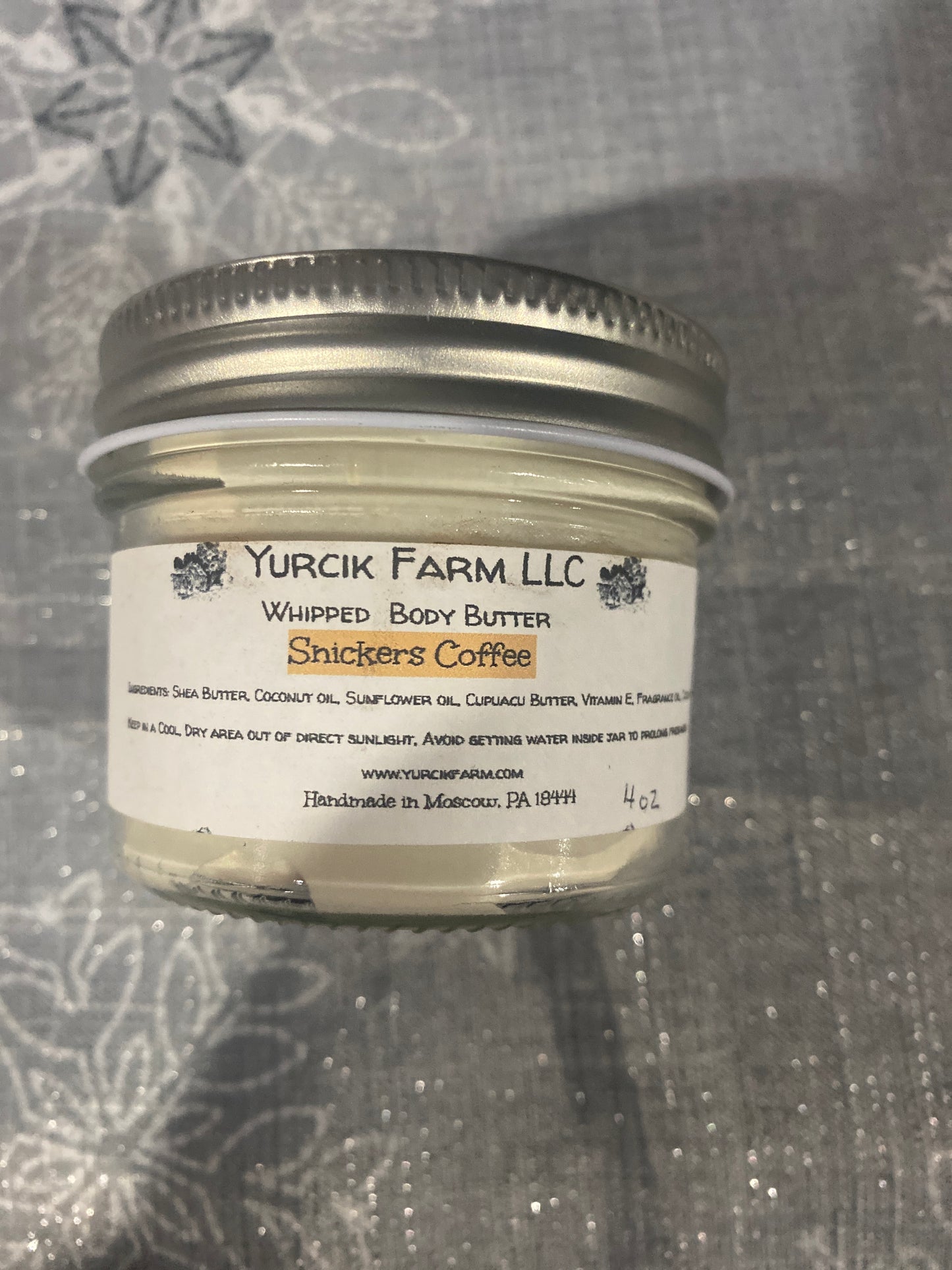 4 oz snickers coffee body butter