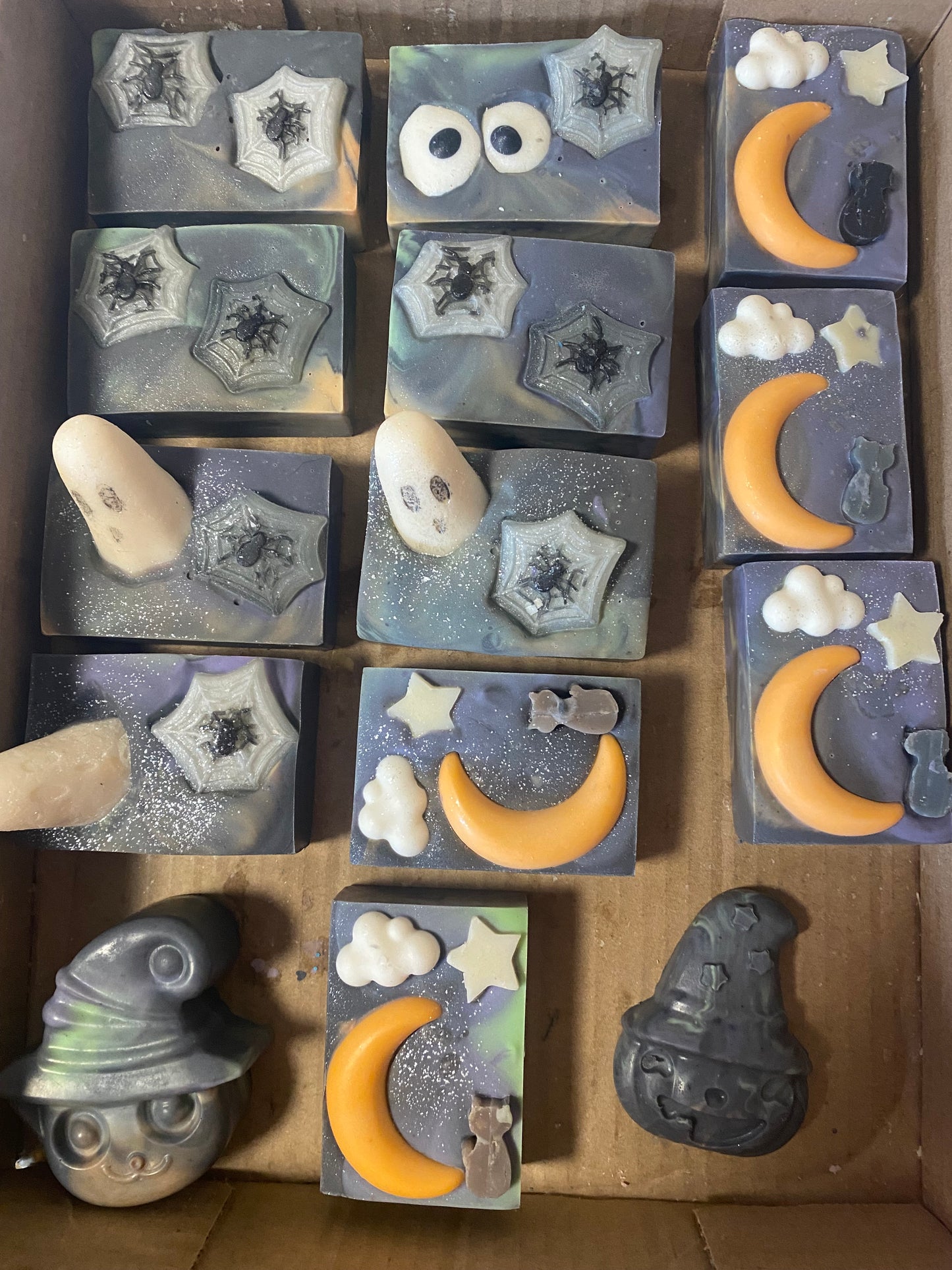 Cat & moon Halloween Goat milk soap