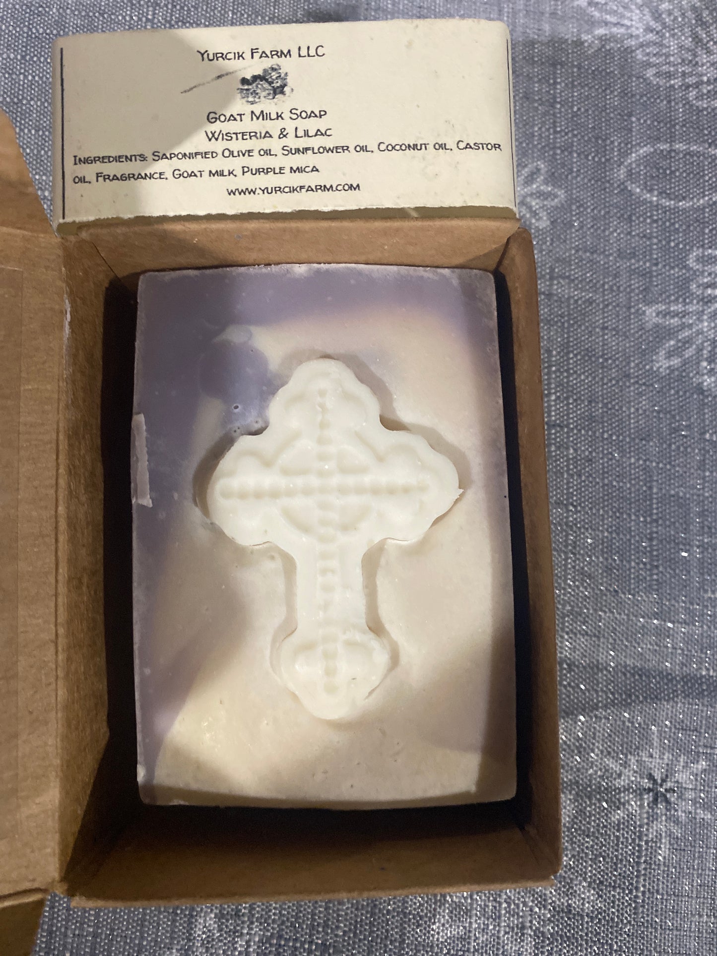 Wisteria Lilac Goat milk soap