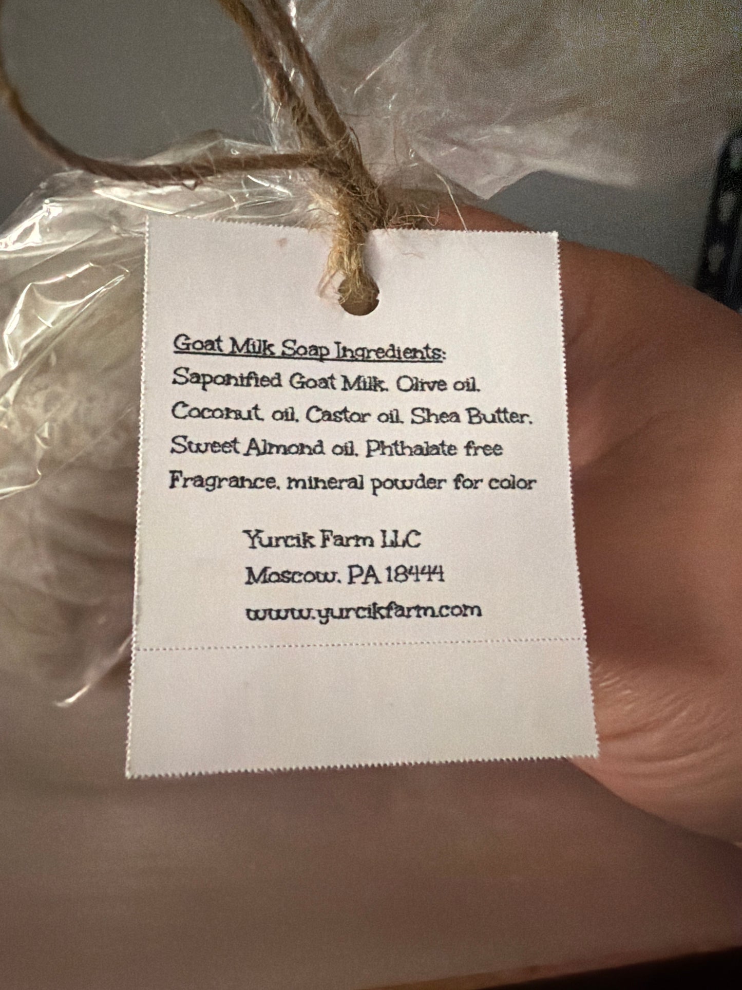 Snowman goat milk soap (peppermint cocoa)