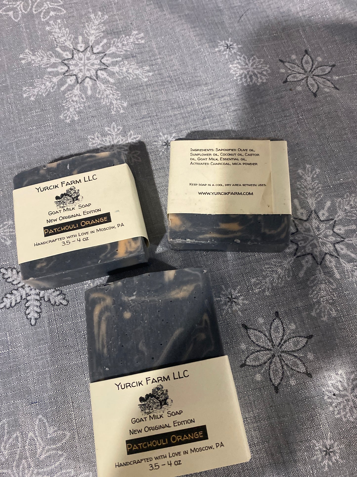 Patchouli orange goat milk soap
