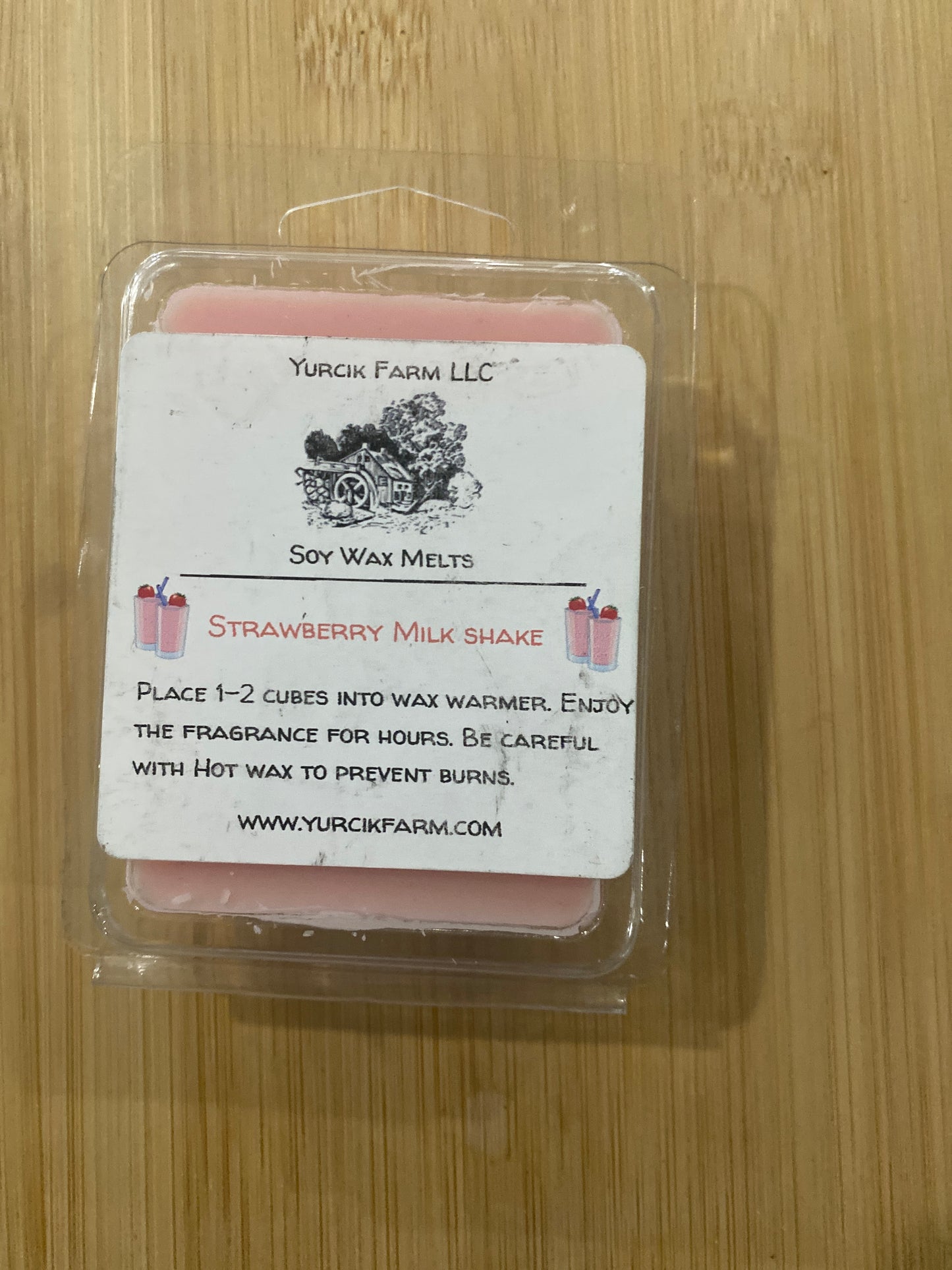 Strawberry milk shake