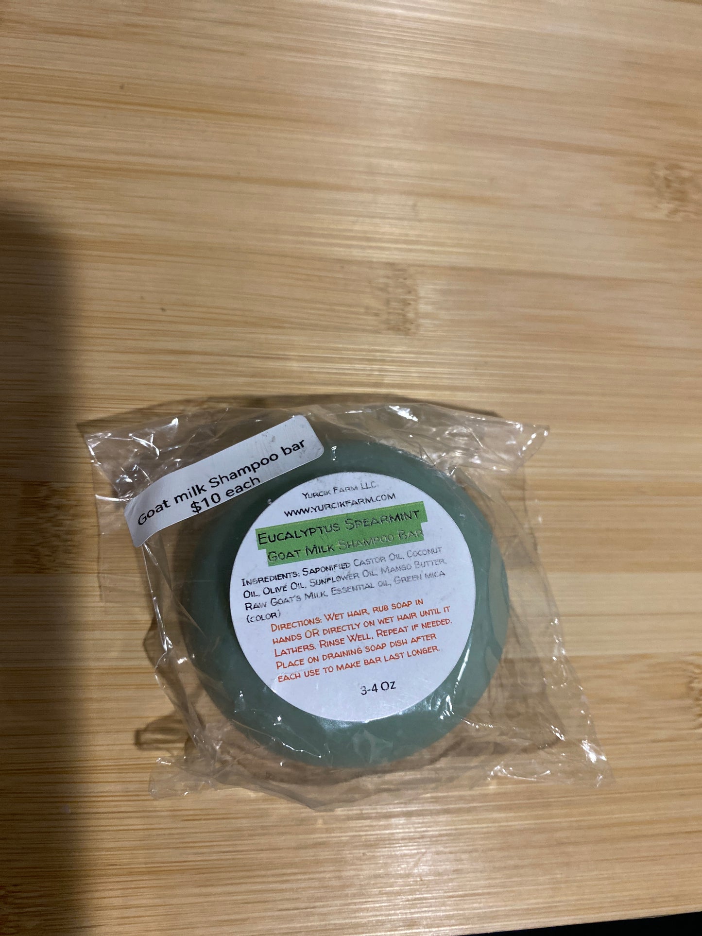 Eucalyptus spearmint Shampoo & Body Bar