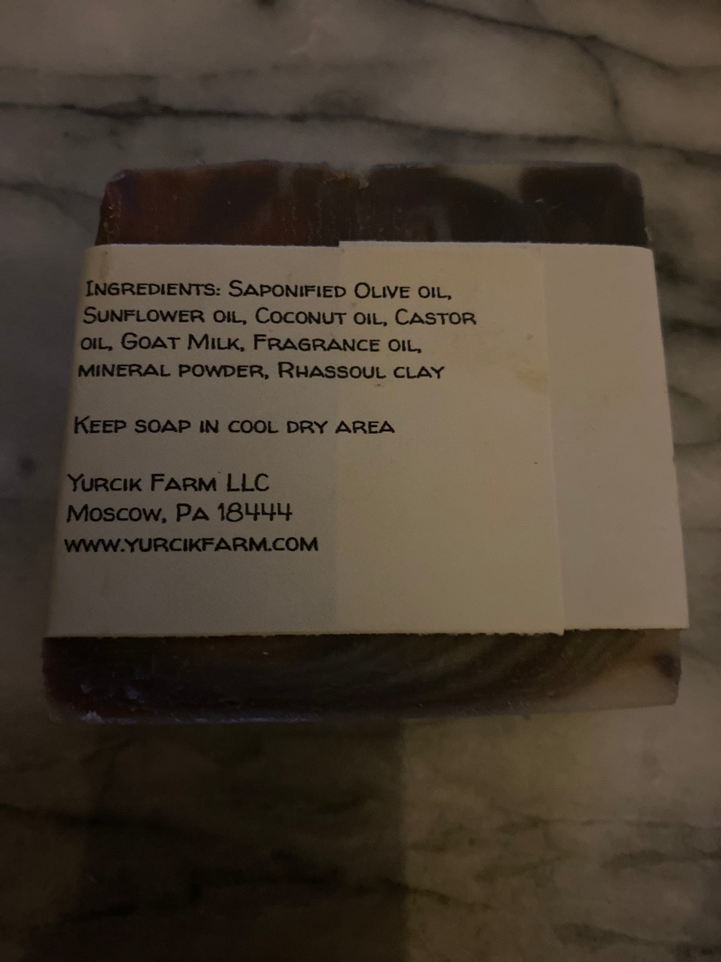 Mahogany Goat milk soap
