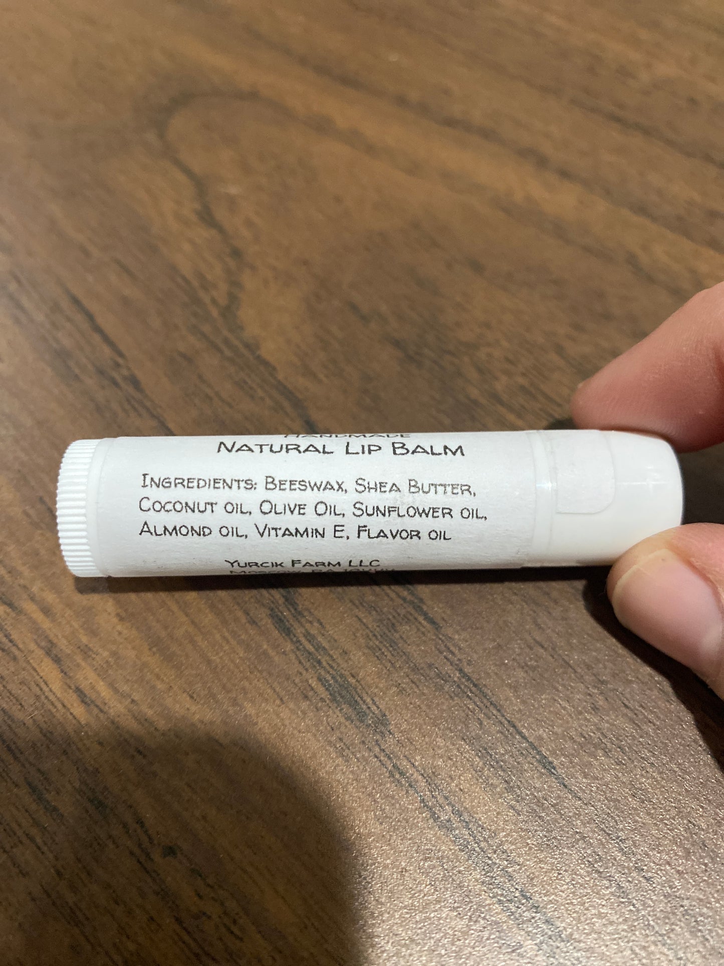 Birthday cake lip balm