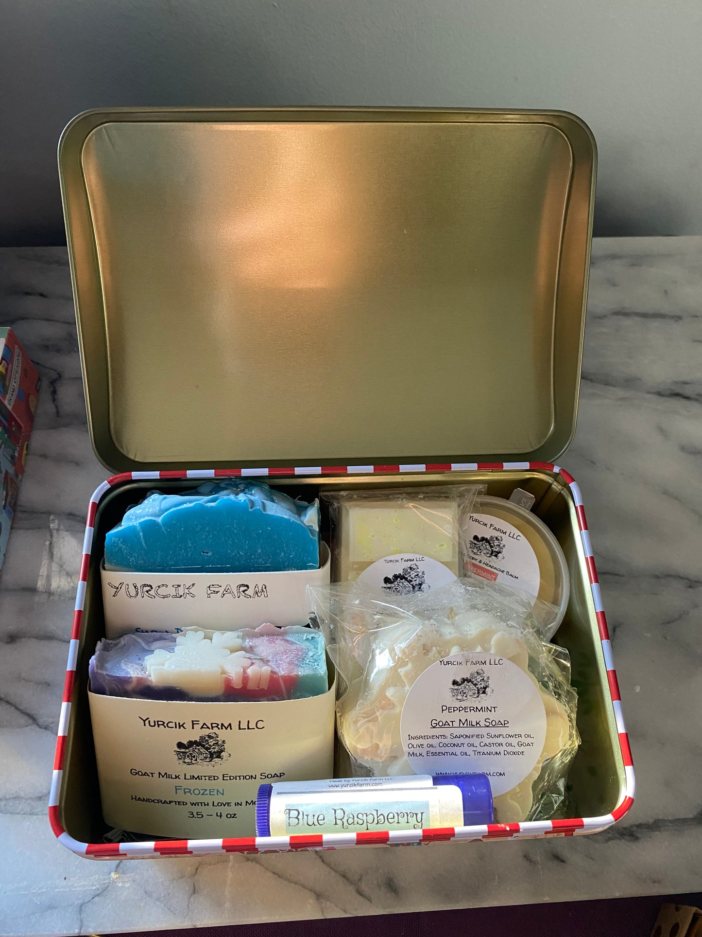 Goat milk soap gift set