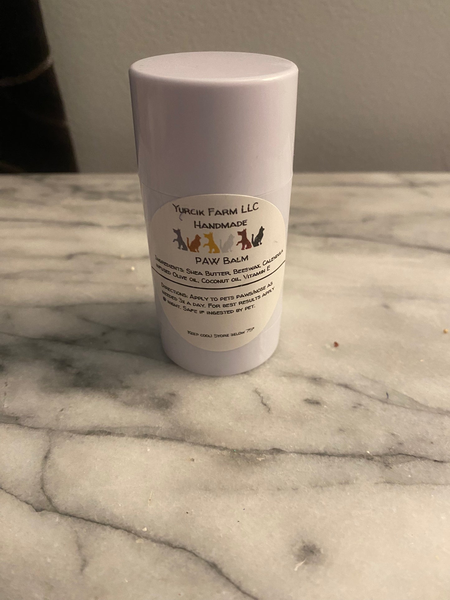 Unscented paw balm
