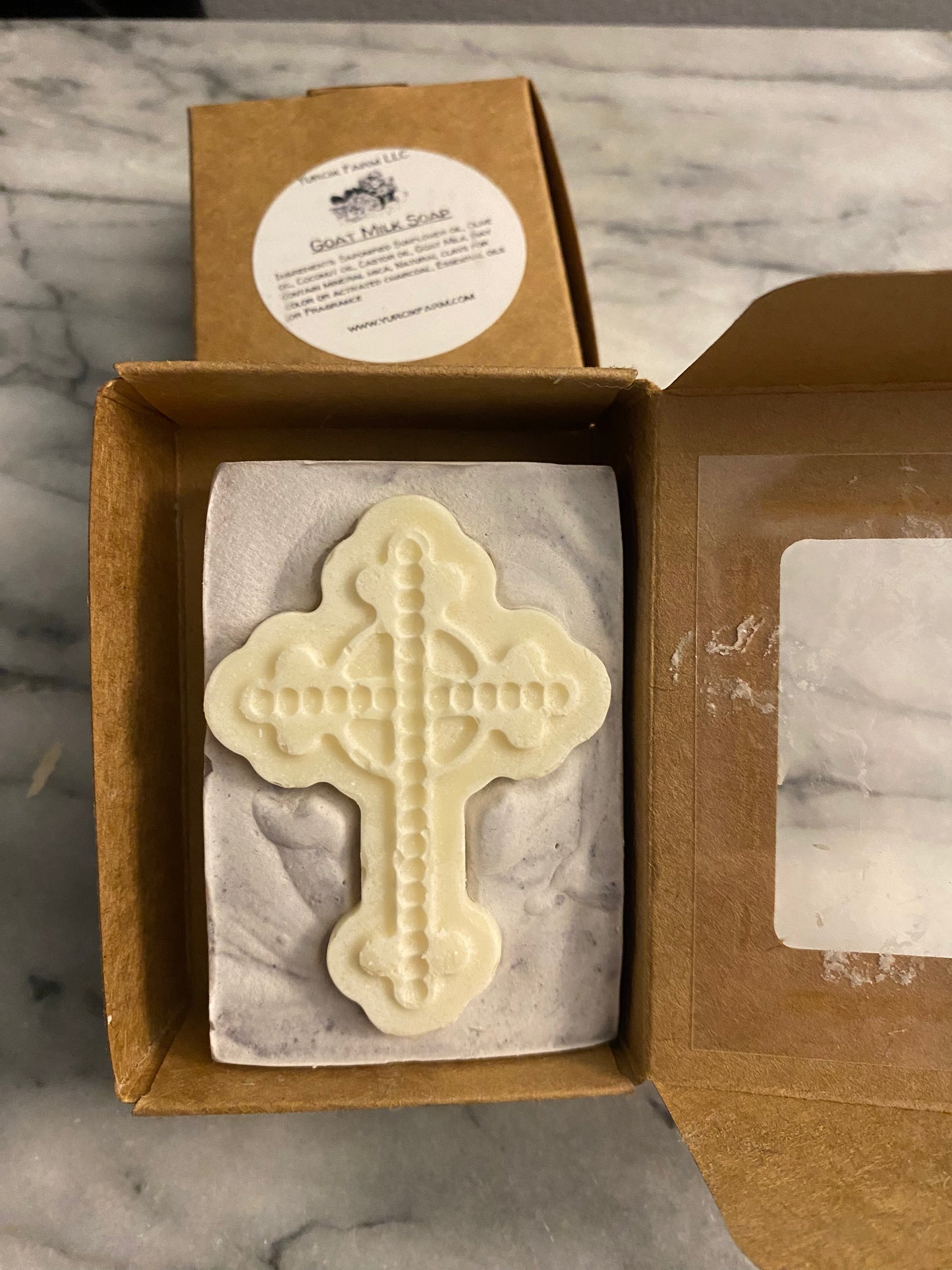 Lilac goat milk soap