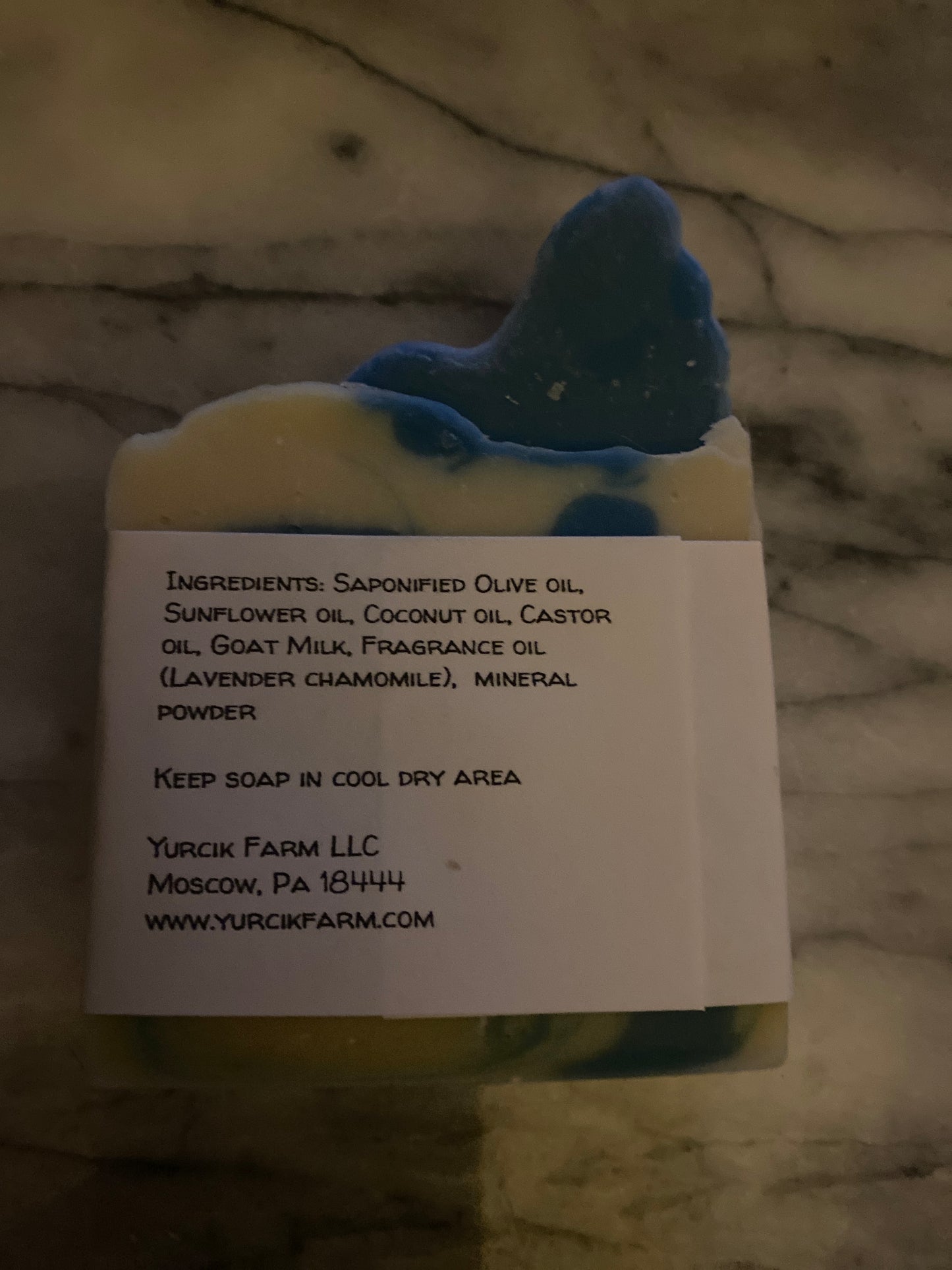 It’s a boy: lavender chamomile