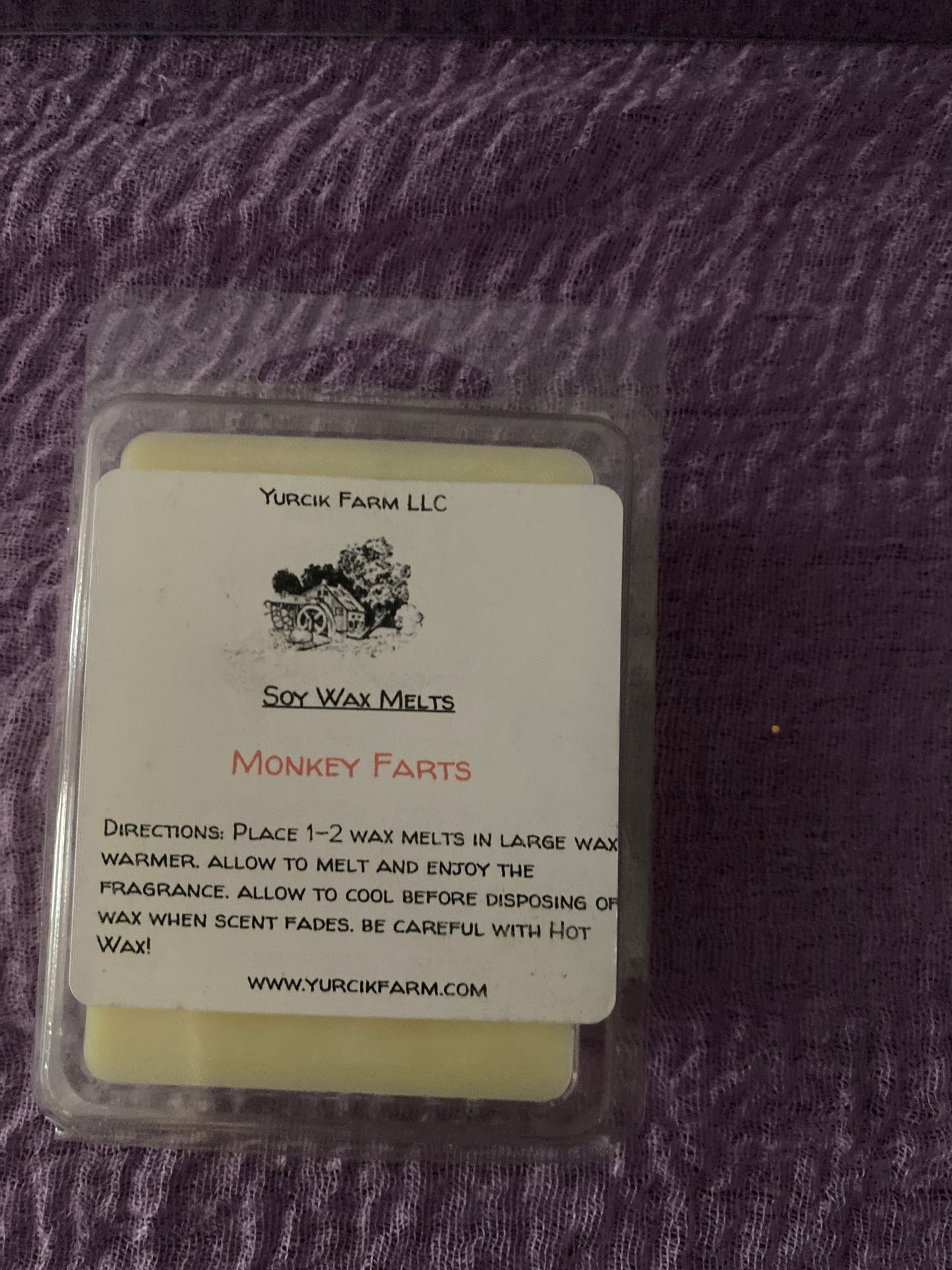 Monkey farts wax melt