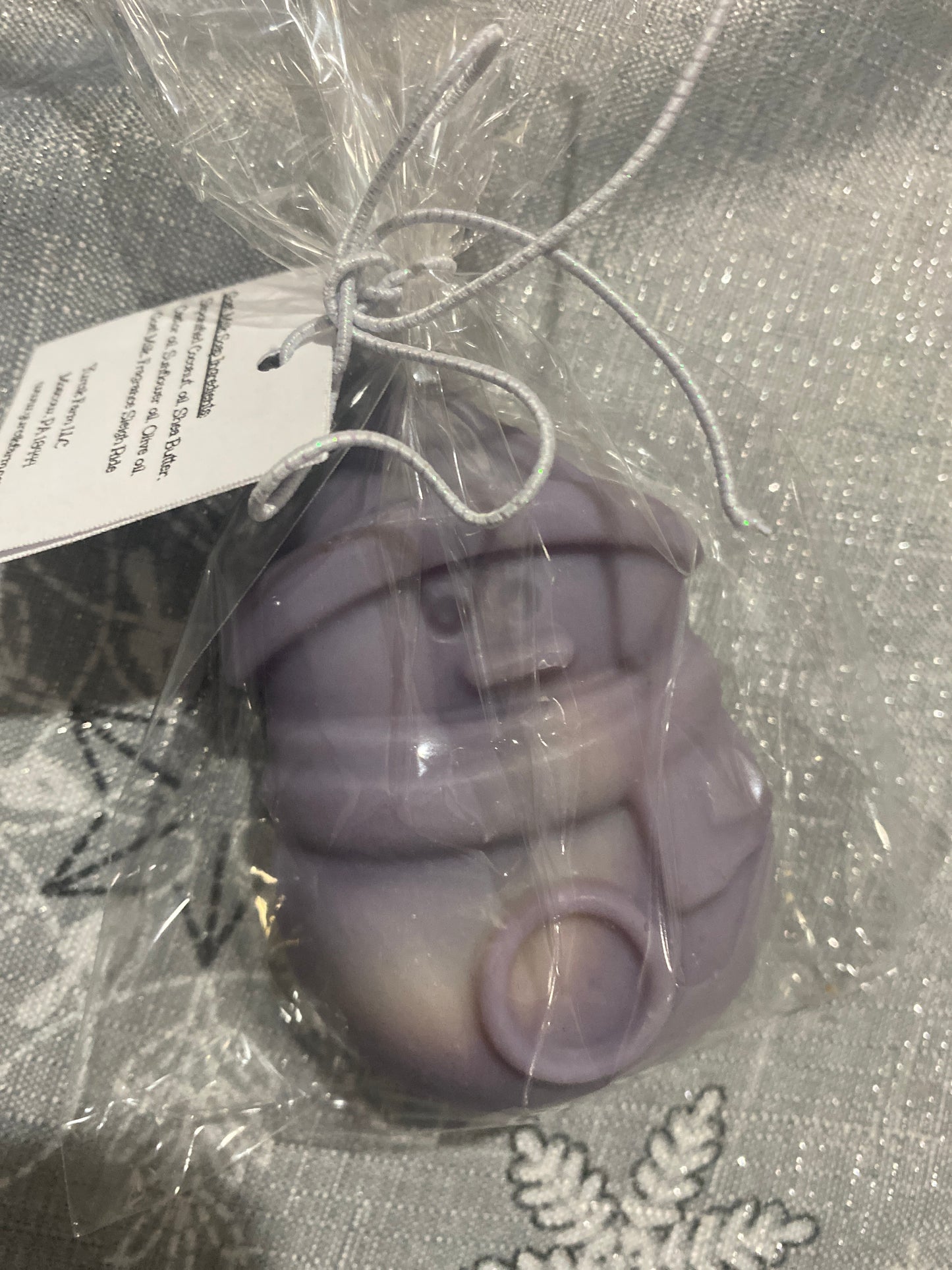 Snowman goat milk soap