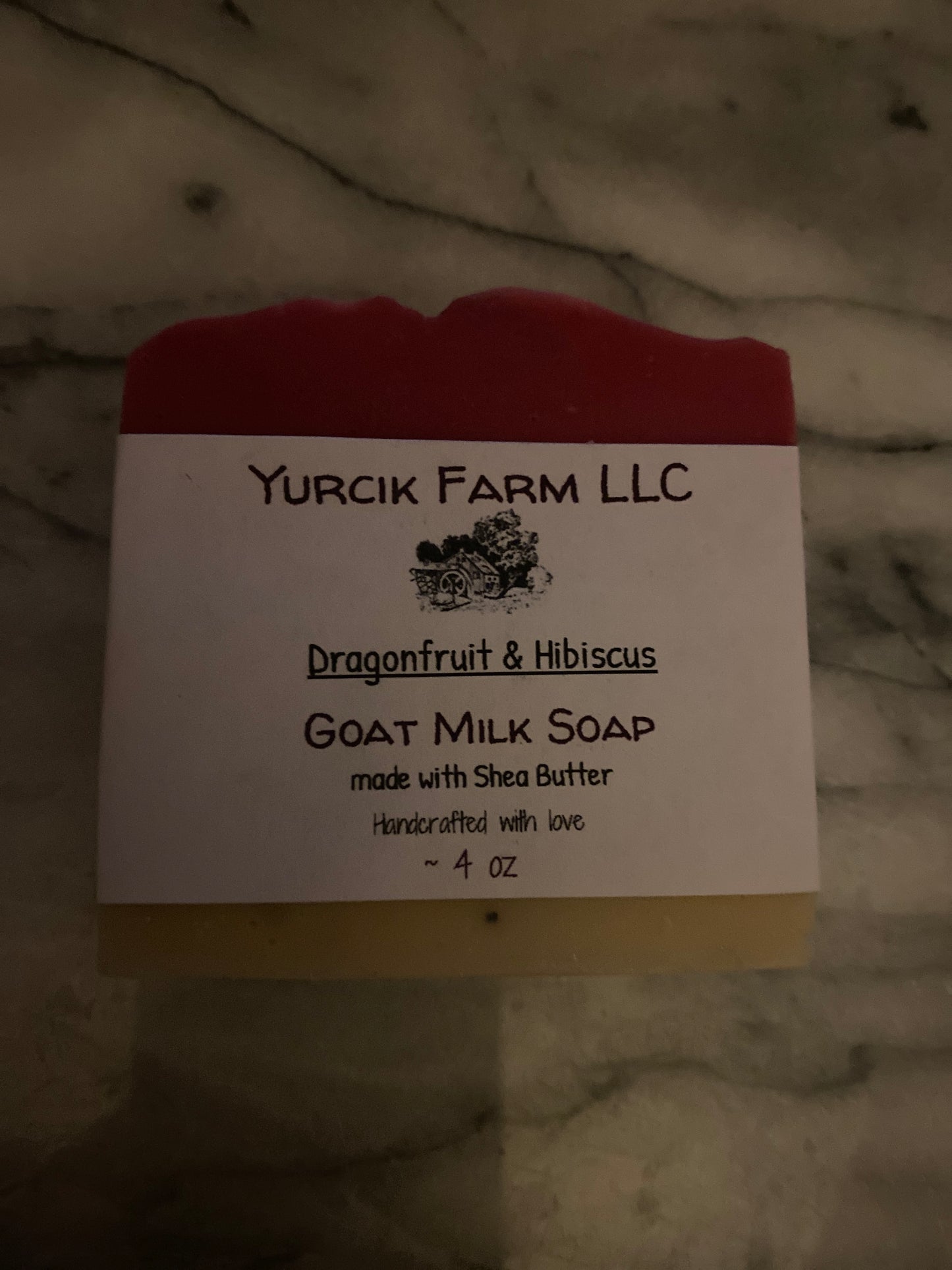 Dragonfruit & hibiscus Goat milk soap