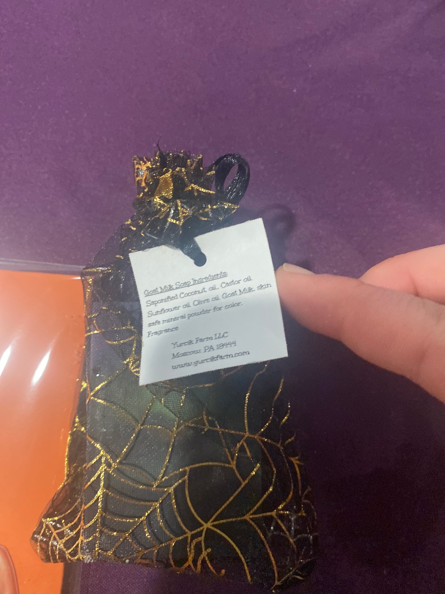 Cat & moon Halloween Goat milk soap