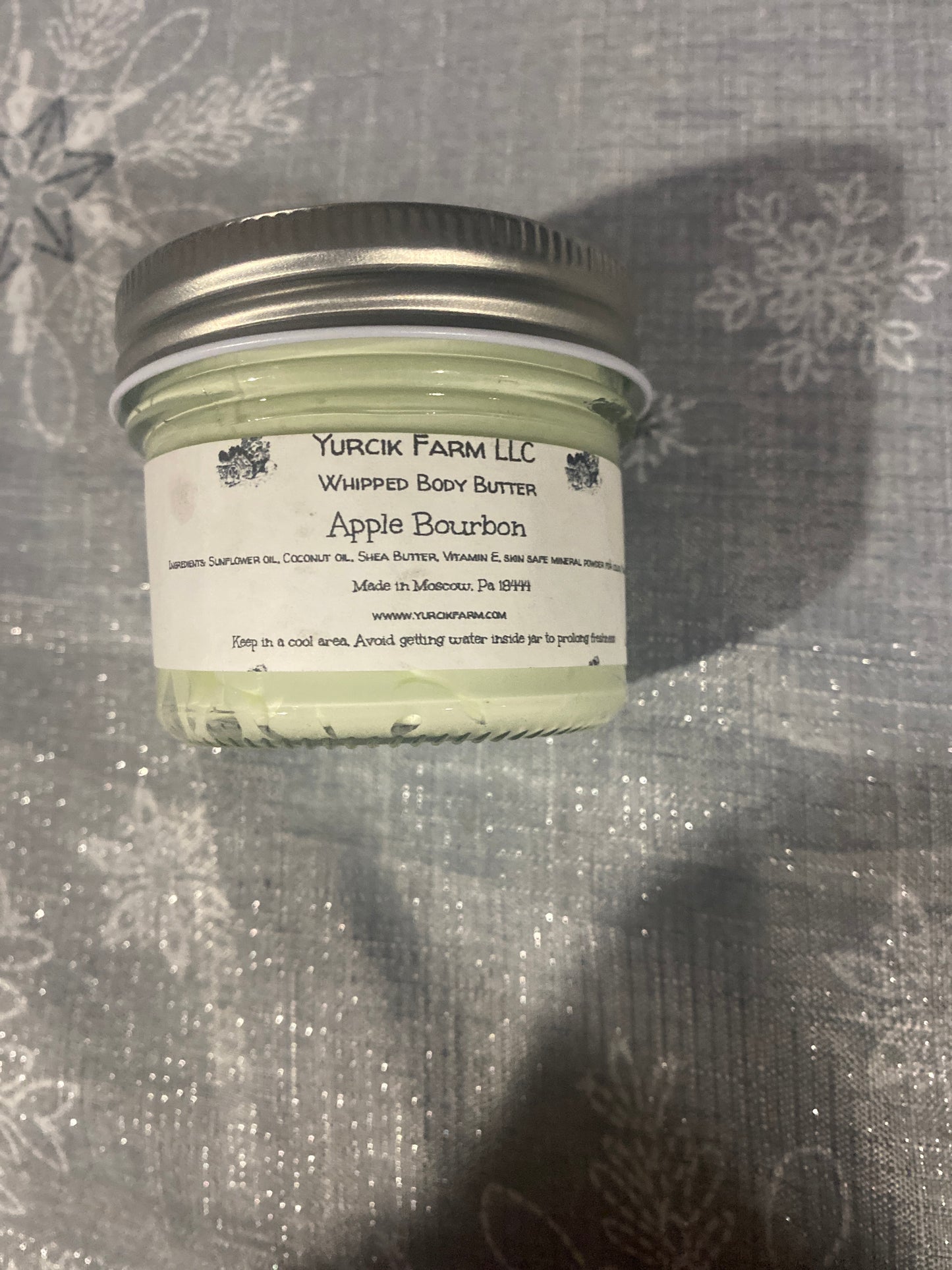 4 oz apple bourbon body butter