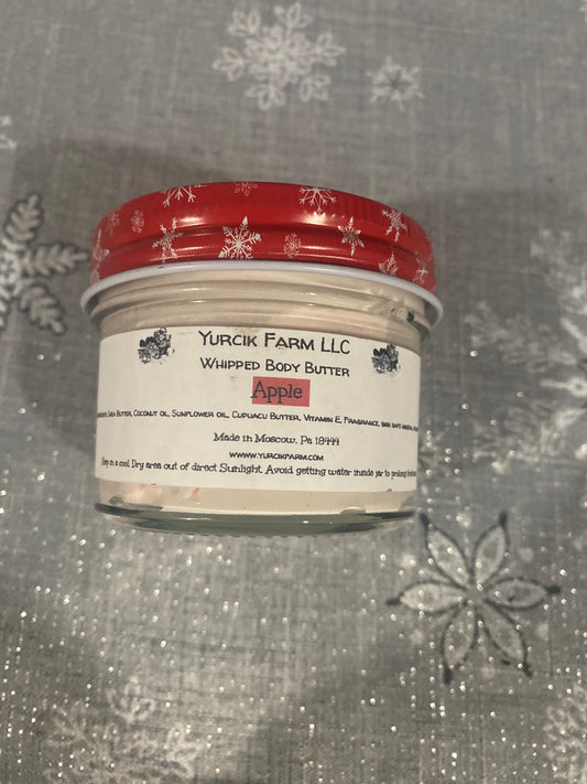 4 oz apple whipped body butter