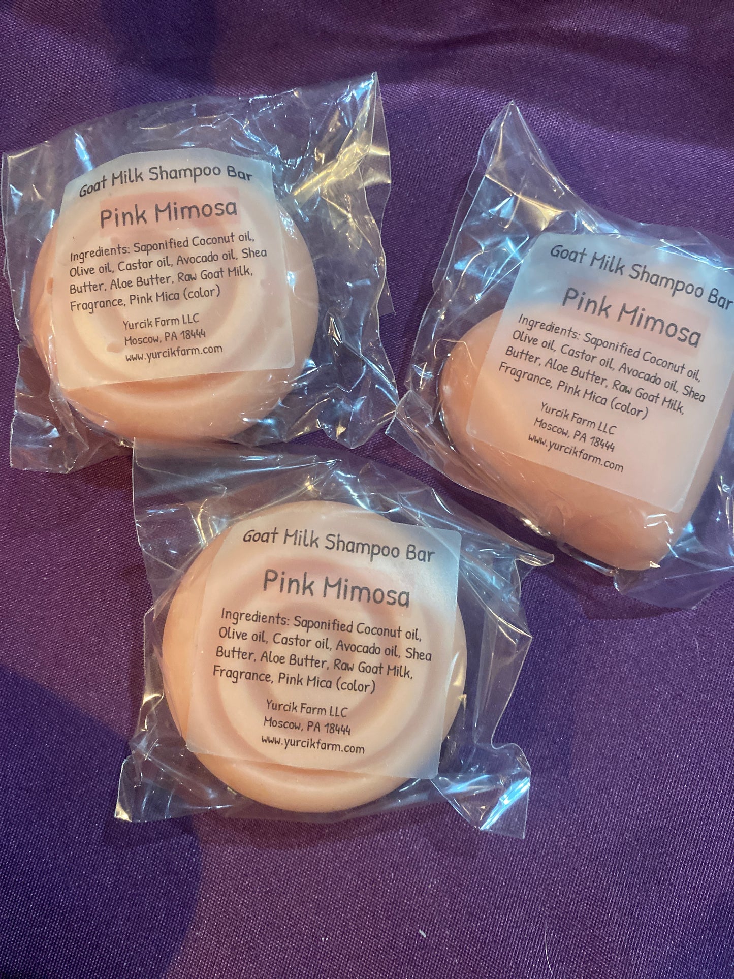 Goat milk shampoo bar