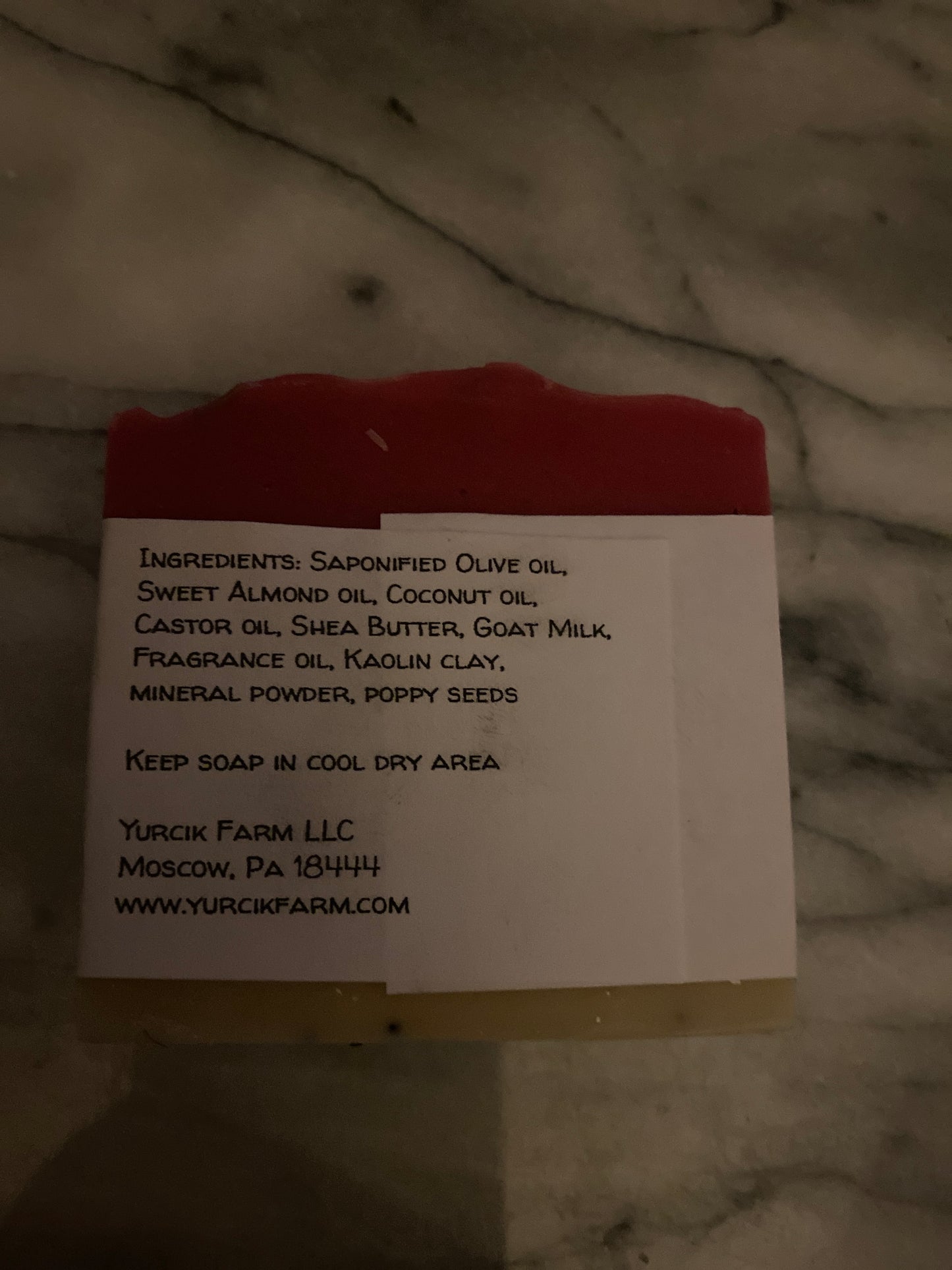 Dragonfruit & hibiscus Goat milk soap