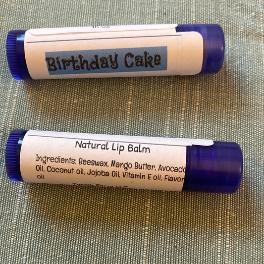 Birthday cake lip balm