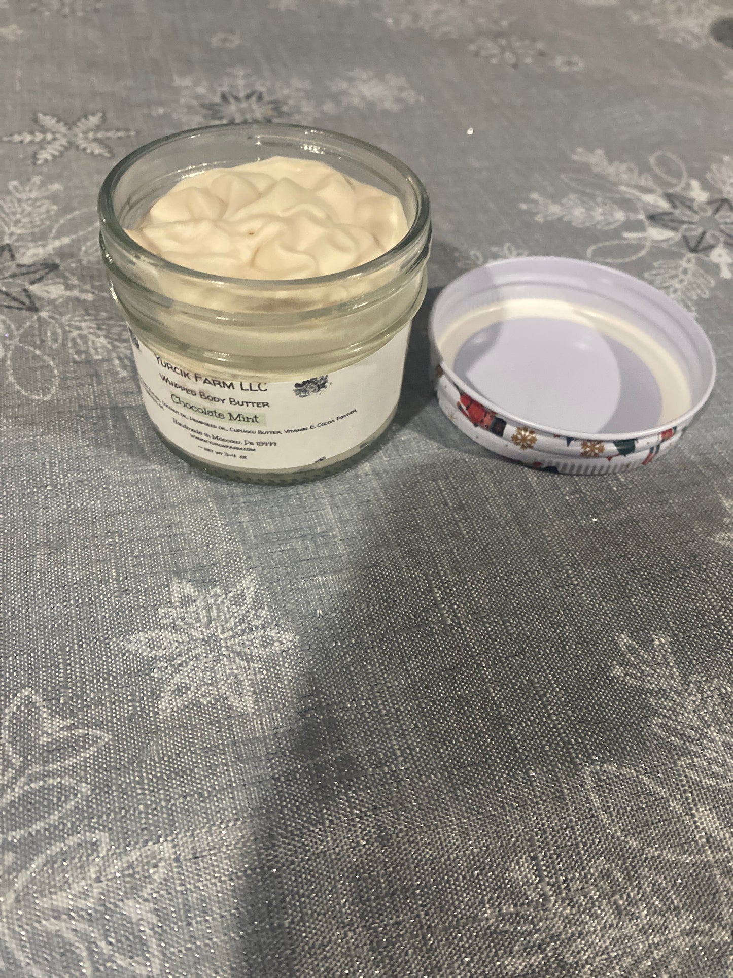 4 oz chocolate mint body butter
