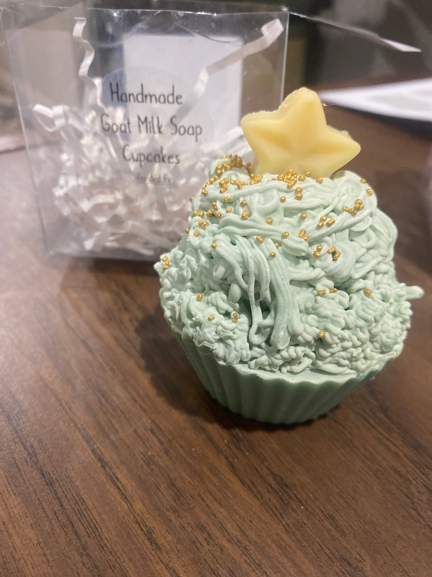 Goat Milk Soap Cupcakes ( Frosted Fir)