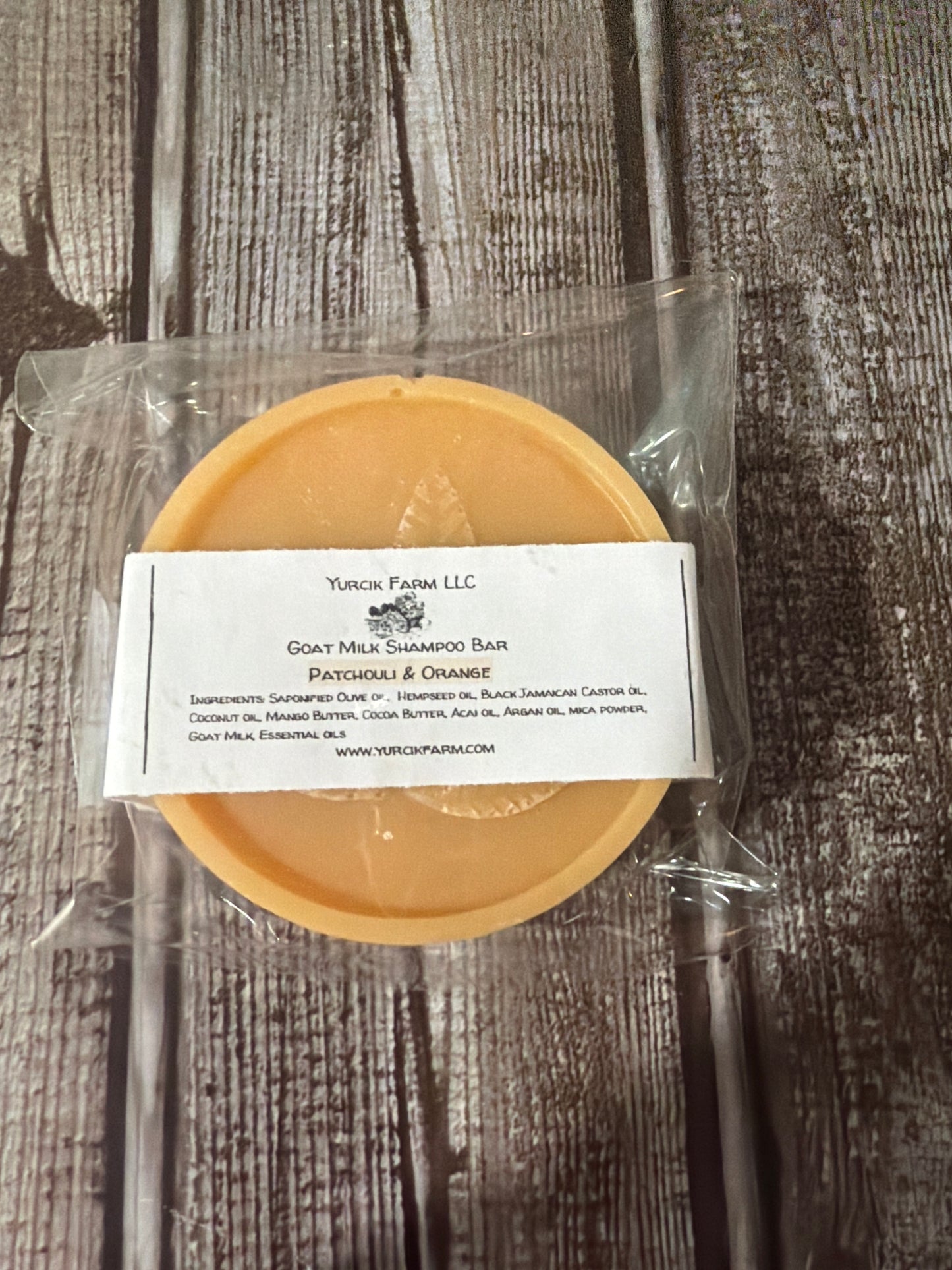 Patchouli Orange goat milk Shampoo bar
