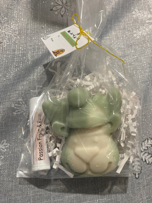 Reindeer goat milk soap