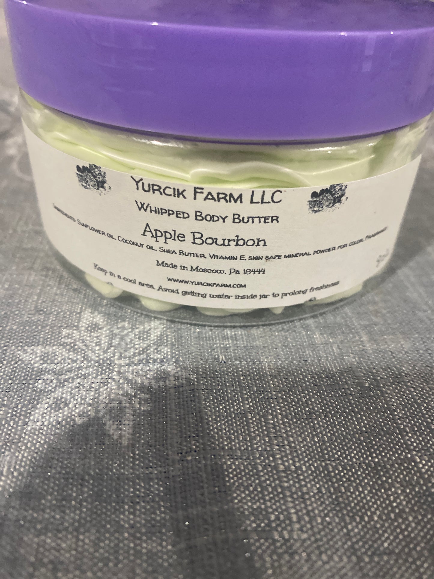 8oz apple bourbon body butter