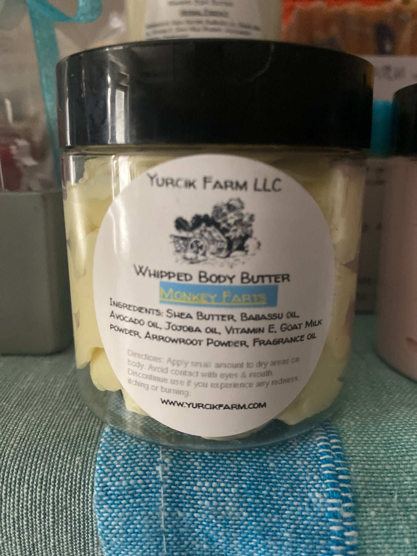 Monkey farts whipped body butter