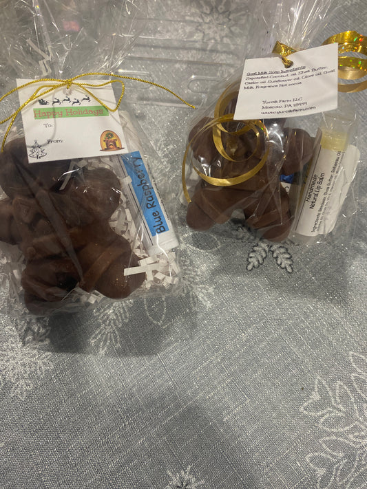 Goat milk soap & lip balm gift set