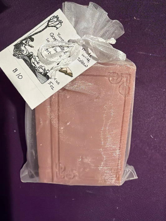Herbal essence goat milk soap made with tallow