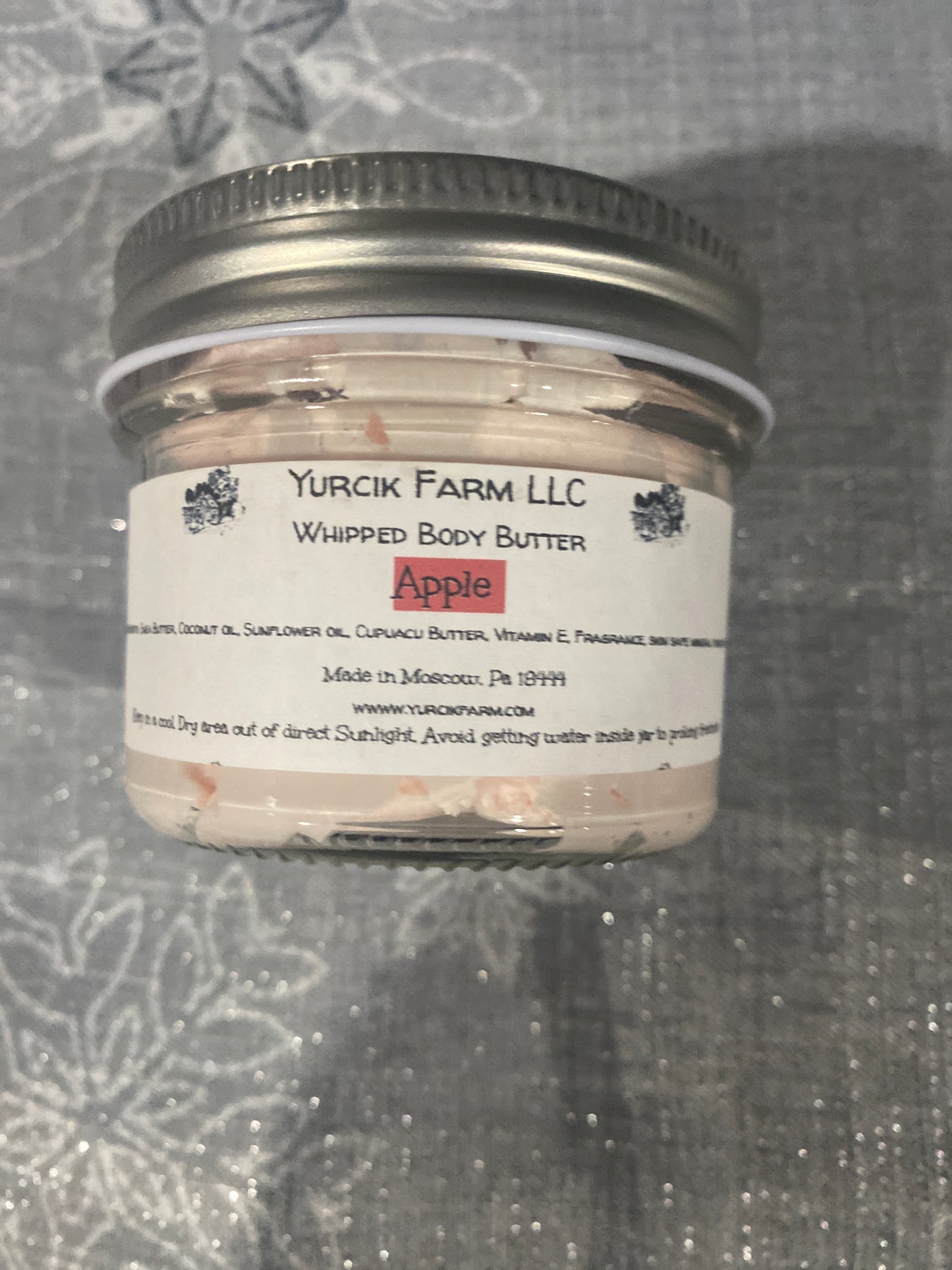 4 oz apple whipped body butter