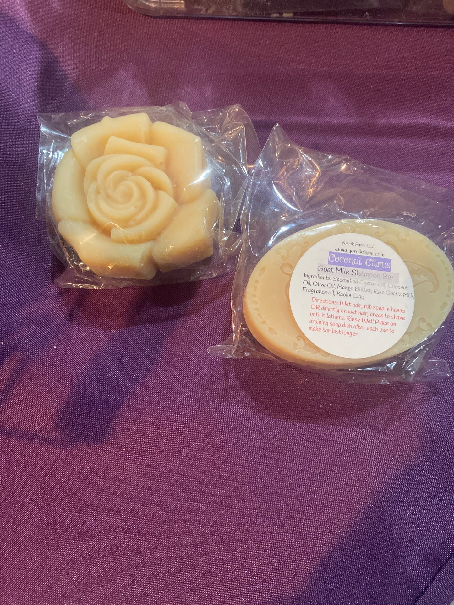 Coconut citrus Shampoo & body bar