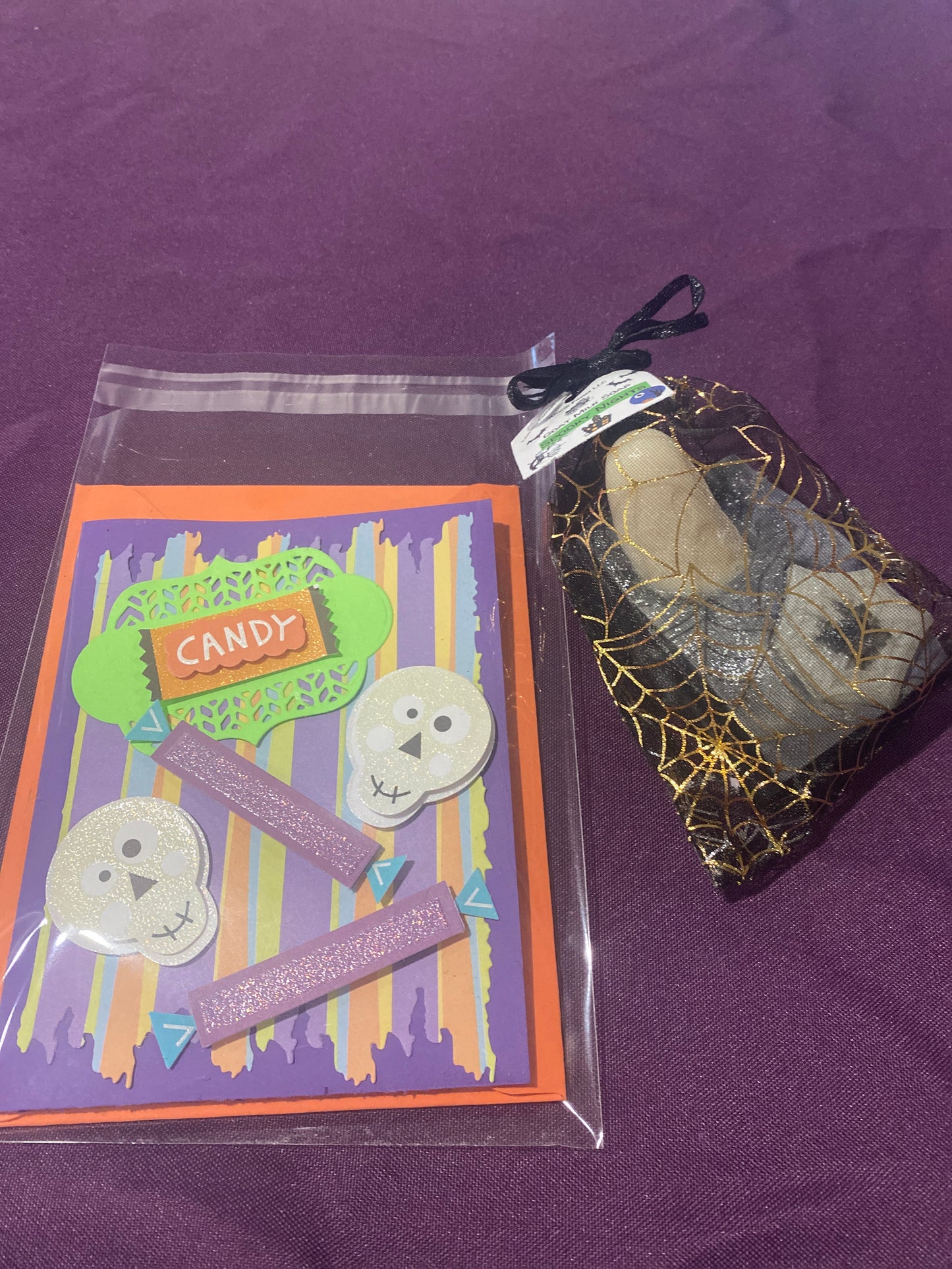 Ghost & spider web goat milk soap