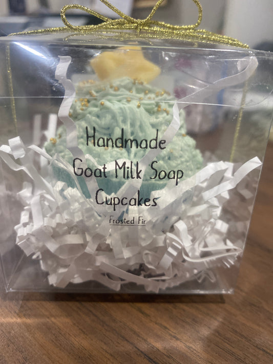 Goat Milk Soap Cupcakes ( Frosted Fir)