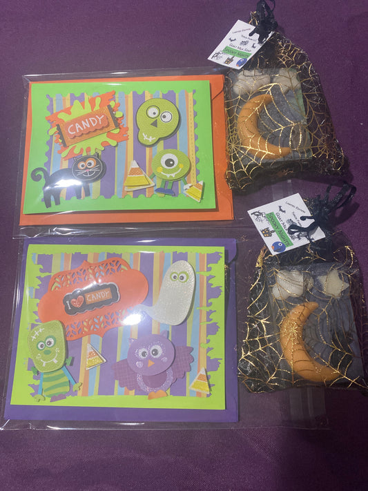 Cat & moon Halloween Goat milk soap