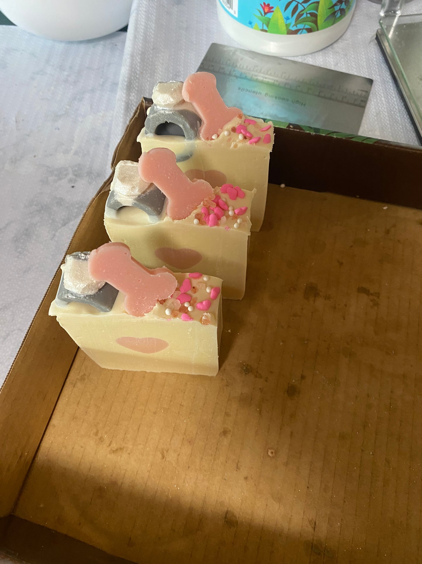 Bride/bachelorette goat milk soap gift set