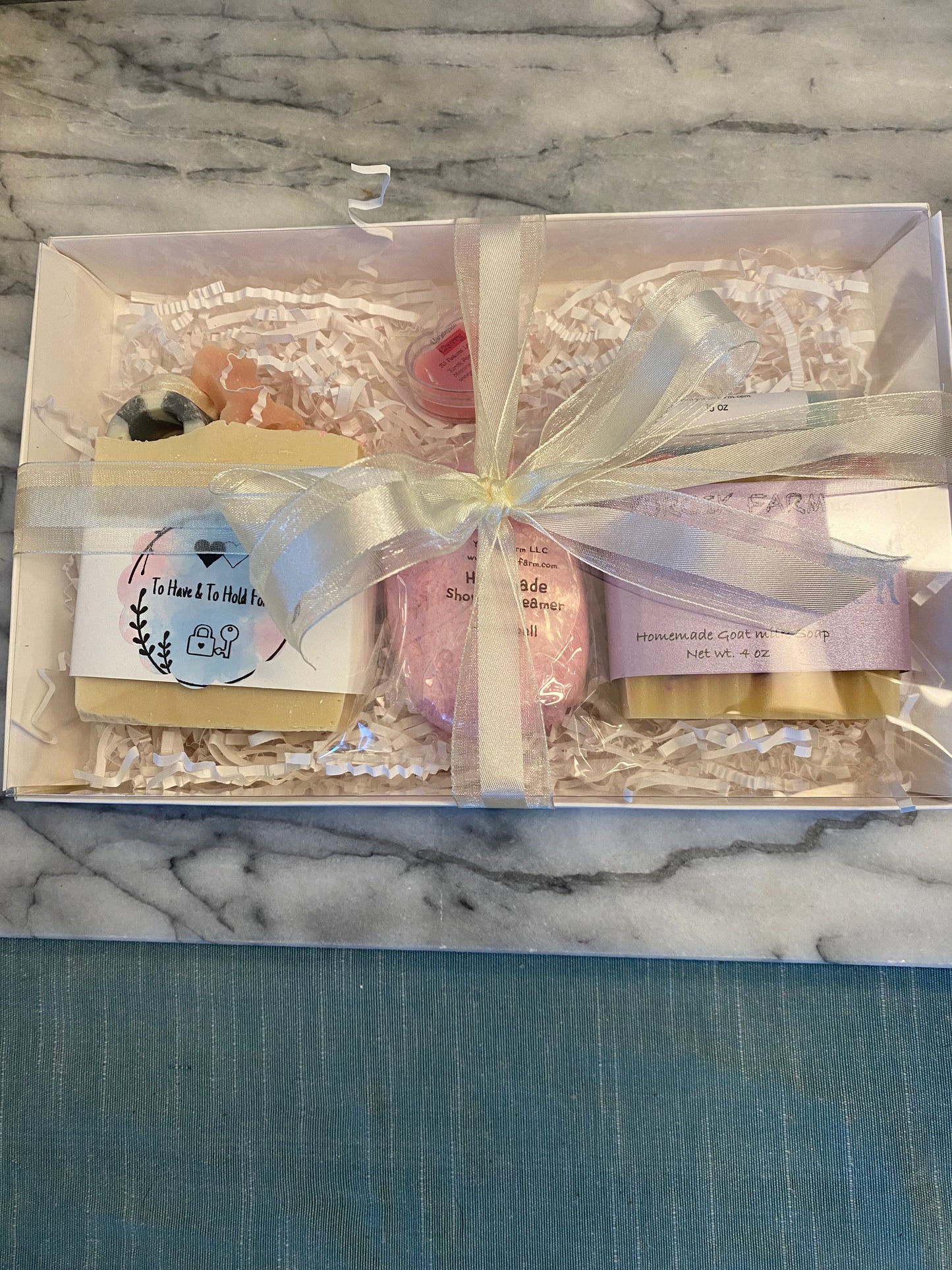 Bride/bachelorette goat milk soap gift set