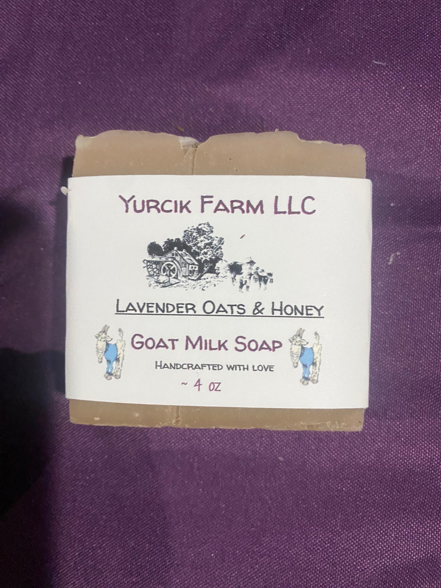 Lavender Oats & Honey goat milk soap