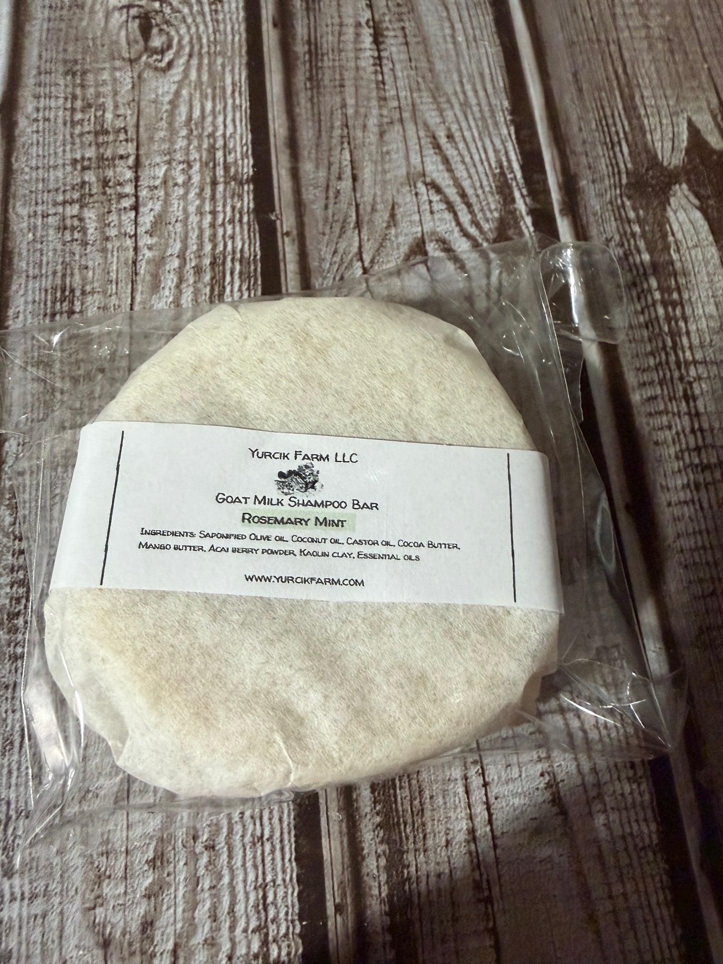 Rosemary mint Goat milk shampoo bar