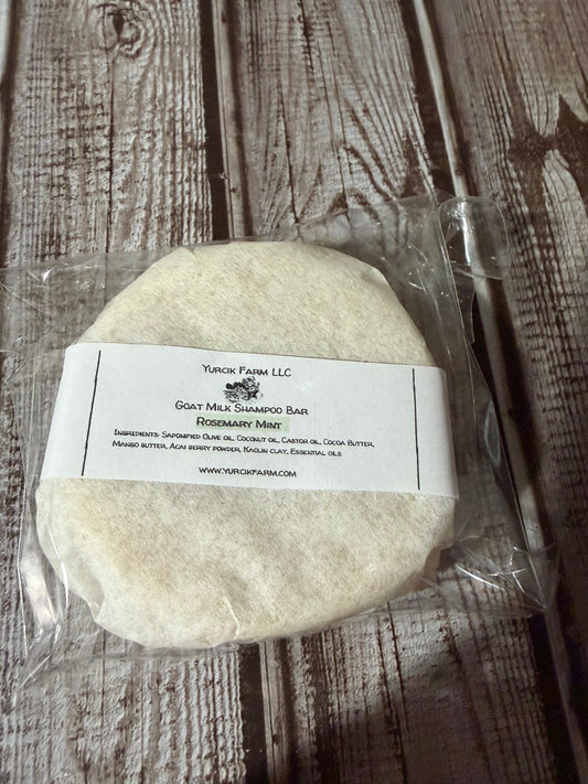 Rosemary mint Goat milk shampoo bar