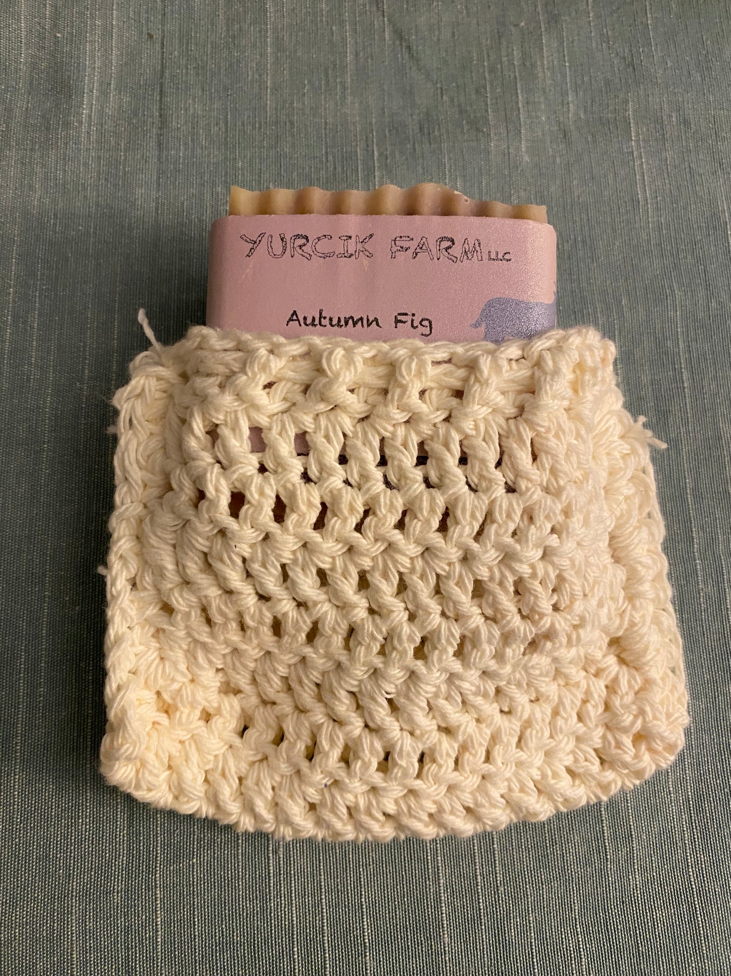 Handmade soap bag